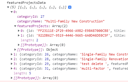 Filtering an array of key'd objects