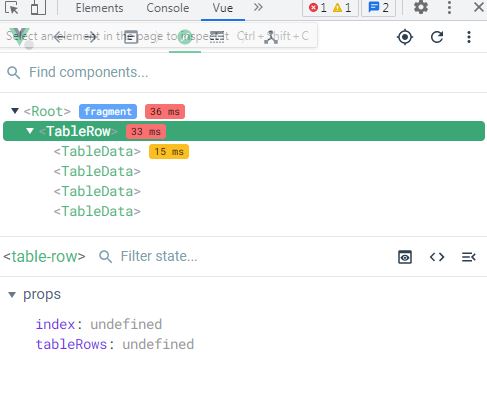 Vue DevTools screenshot