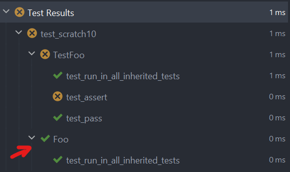 pycharm testrun