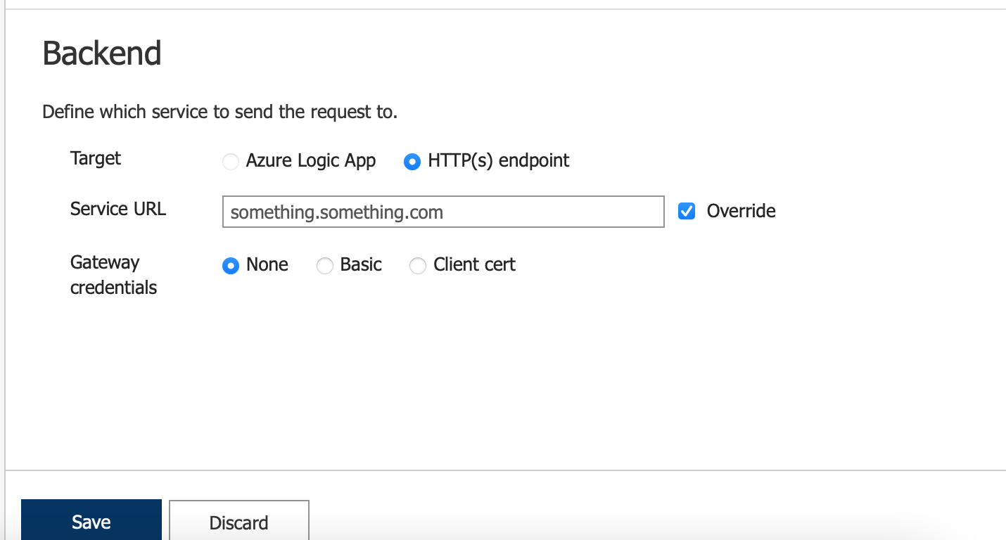 API through OpenAPI spec import