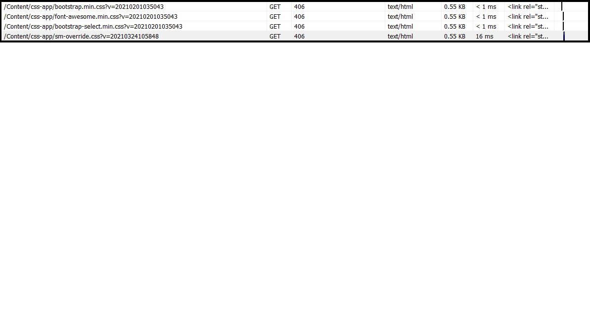 IE 10 Network log 