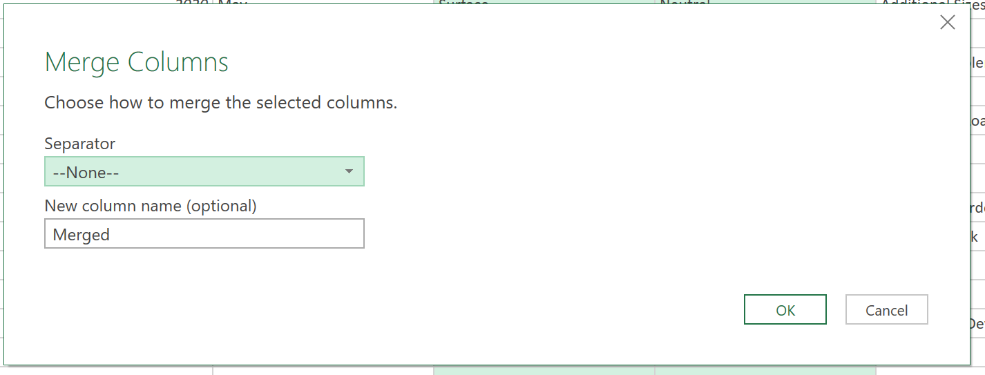 Merge Columns