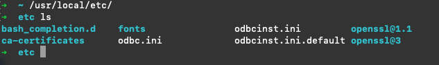 openssl version