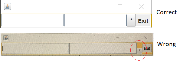 Correct and Problem image