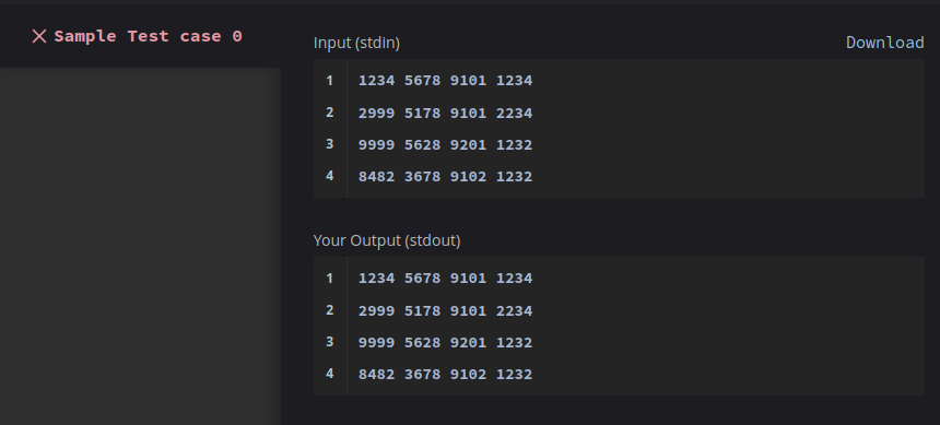 Hackerrank's bash