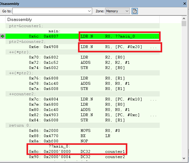 IAR Disassembler