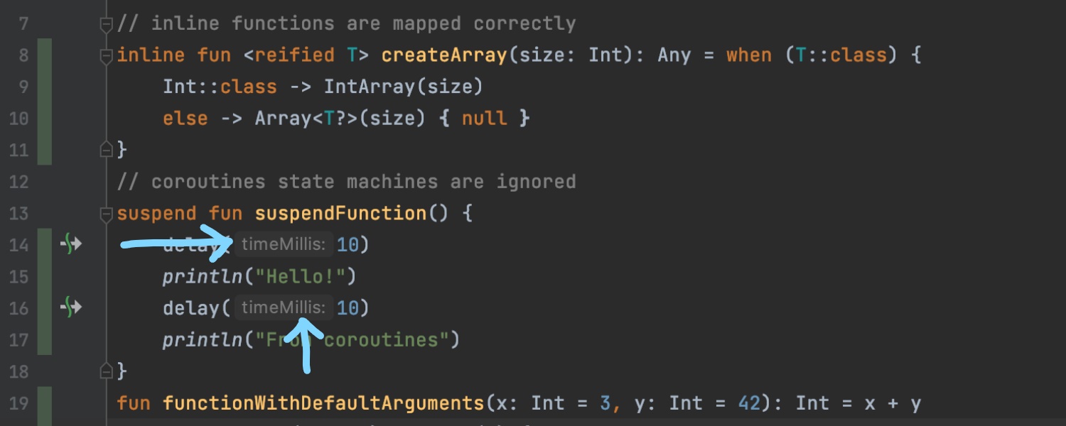 Automatic argument names(image of Intellij IDEA)