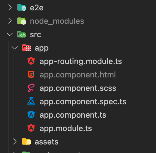 app.component.html greyed out