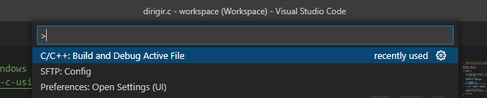 Visual Studio Code Command Palette...