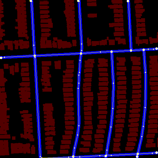 Extracted street network 1