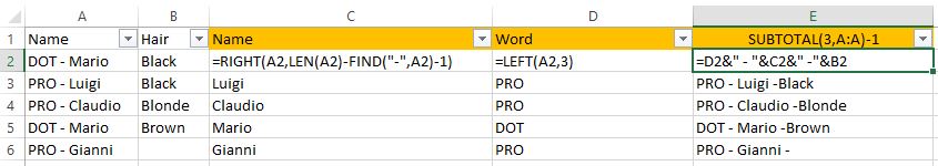 Excel Count