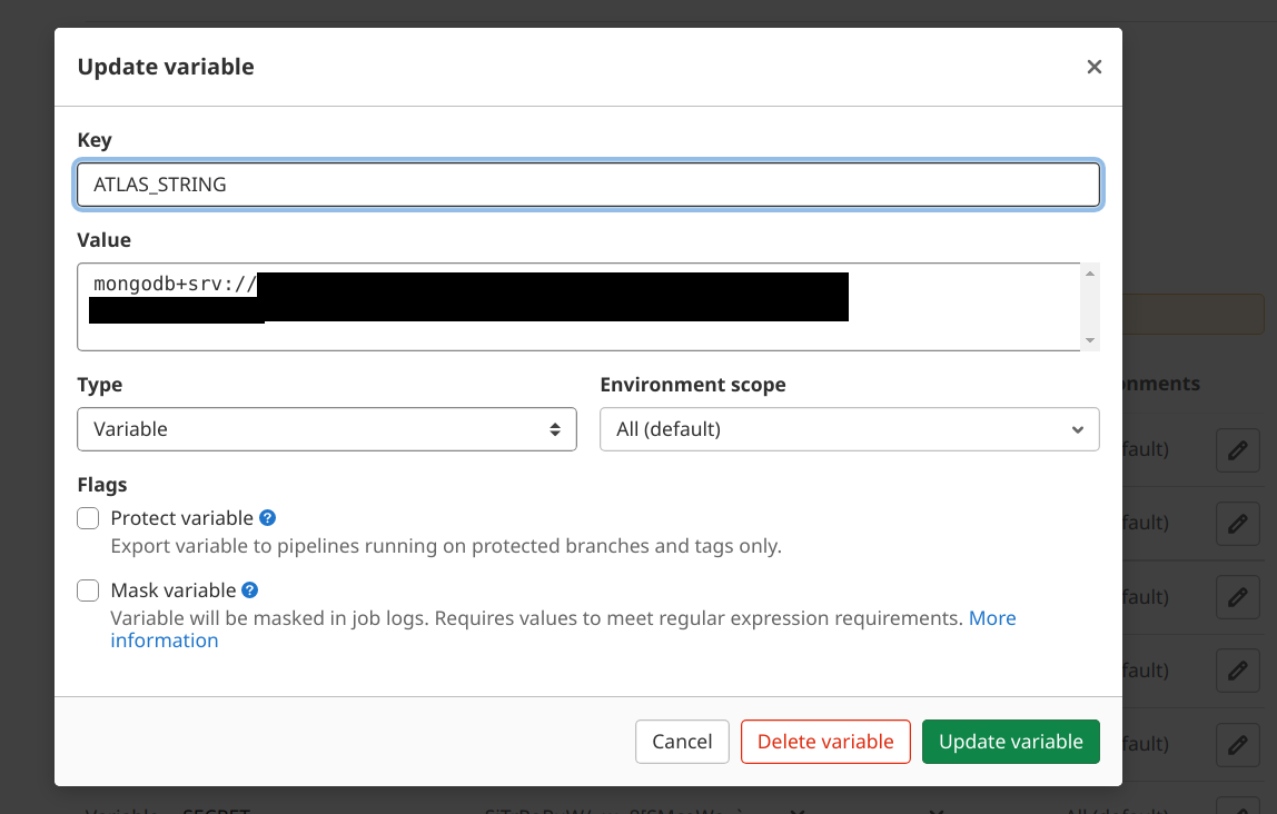 Variable example