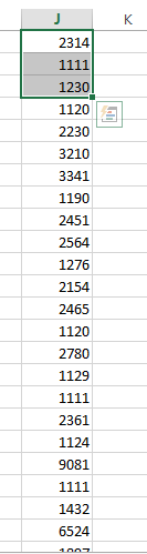 Looping through range for specific value using offset