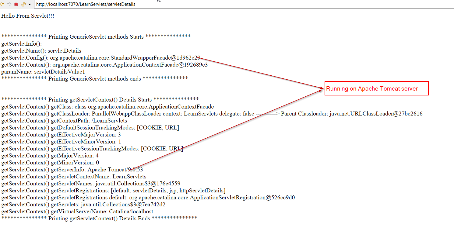 Running a Servlet in Apache Tomcat server