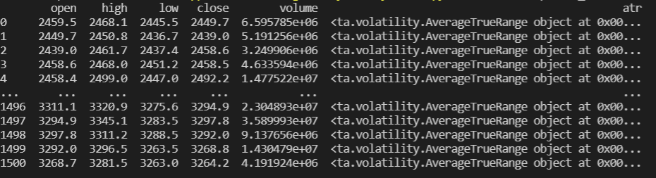 atr column errors