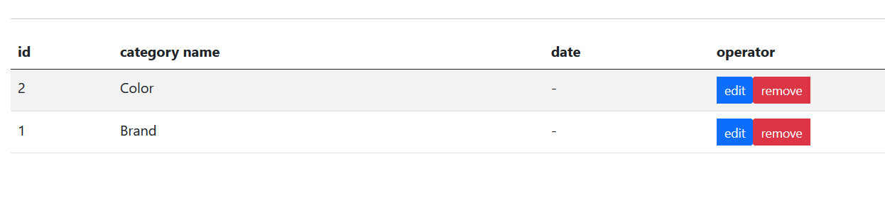 filters table