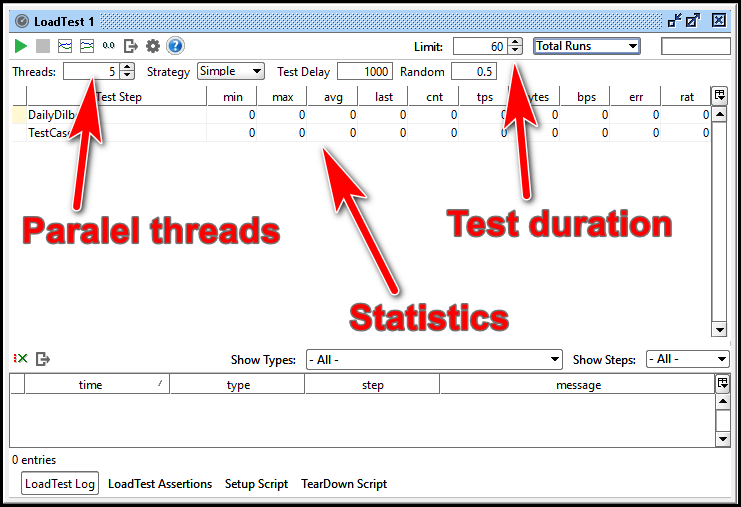 Load Testing in SoapUI