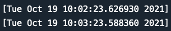 error_log timings