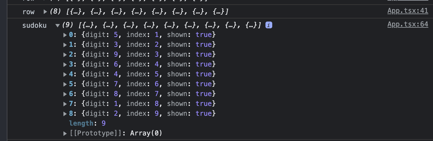 console.logged sudoku