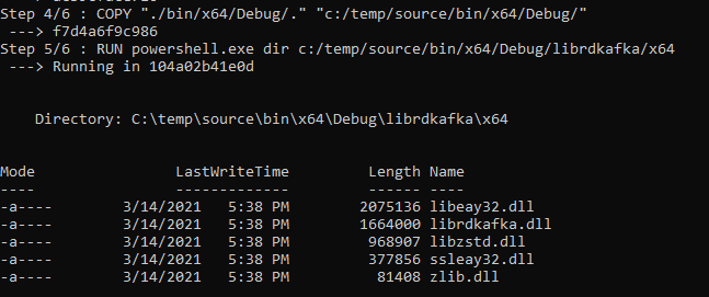 verification of librdkafka.dll