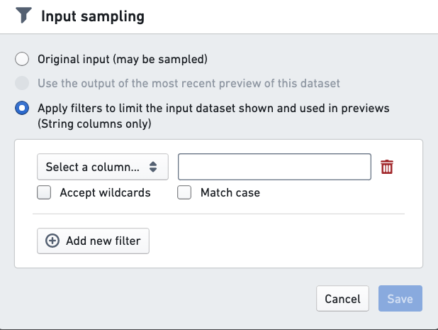 filtering