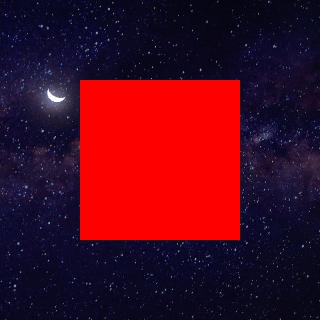 red rectangle without mask