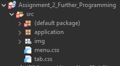 Screenshot of (default package)