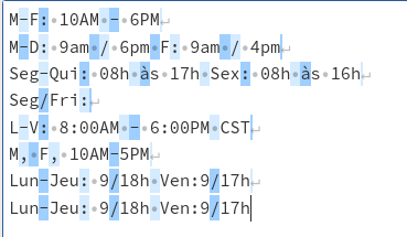 regex matches