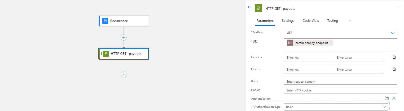 Logic App workflow