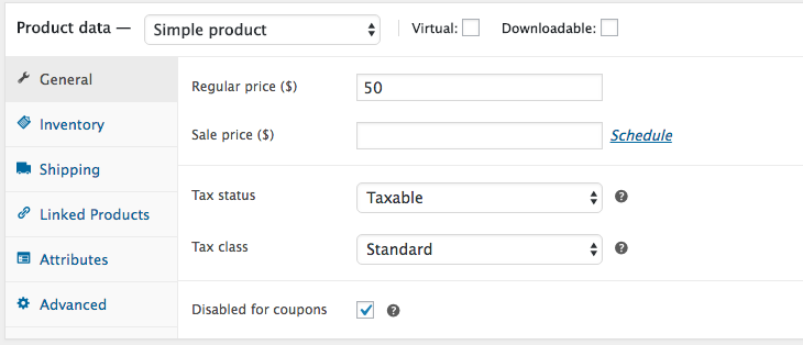 custom checkbox in product general settings metabox