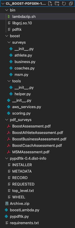 Lambda Project Schema