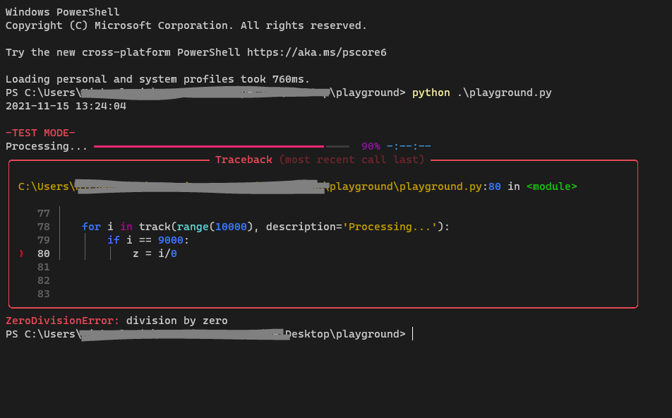 Using Rich in Windows Terminal PowerShell