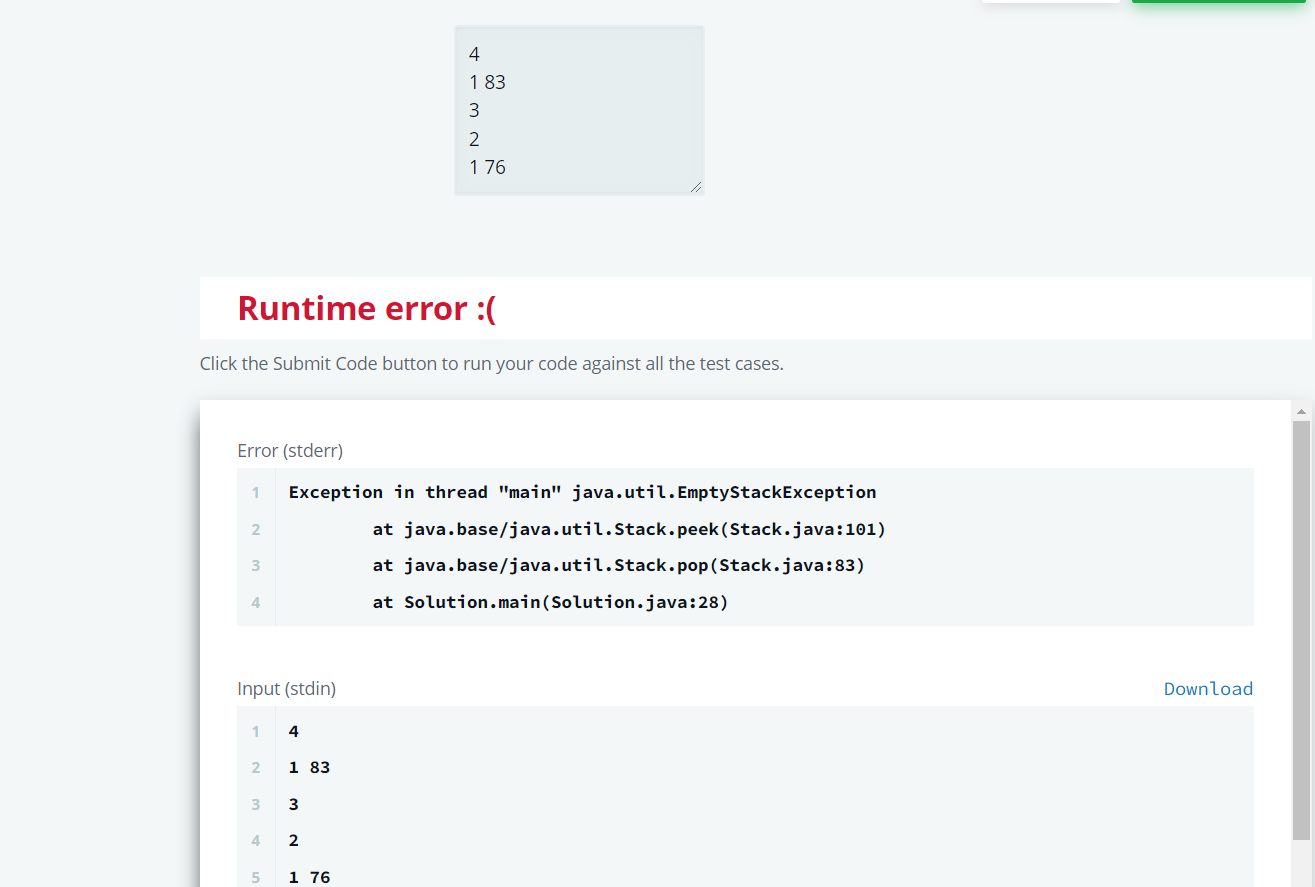 ONE OF ERROR GIVING TEST CASE