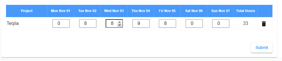 input box values has to push into array 