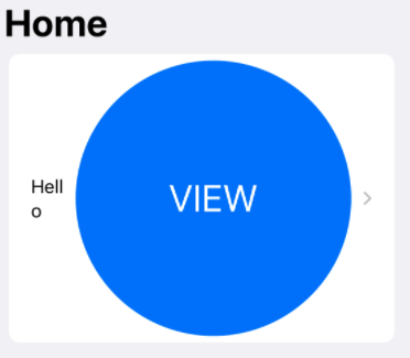 ContentView with list