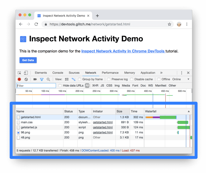 Log network activity