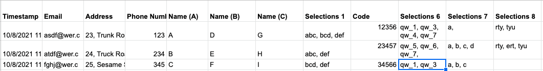 Data Input