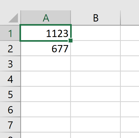 Image of first csv created