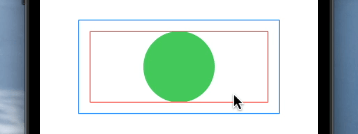 1 circle disappears after nearing the edge