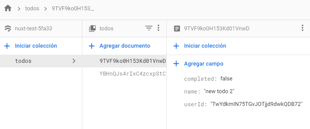 Firebase data structure