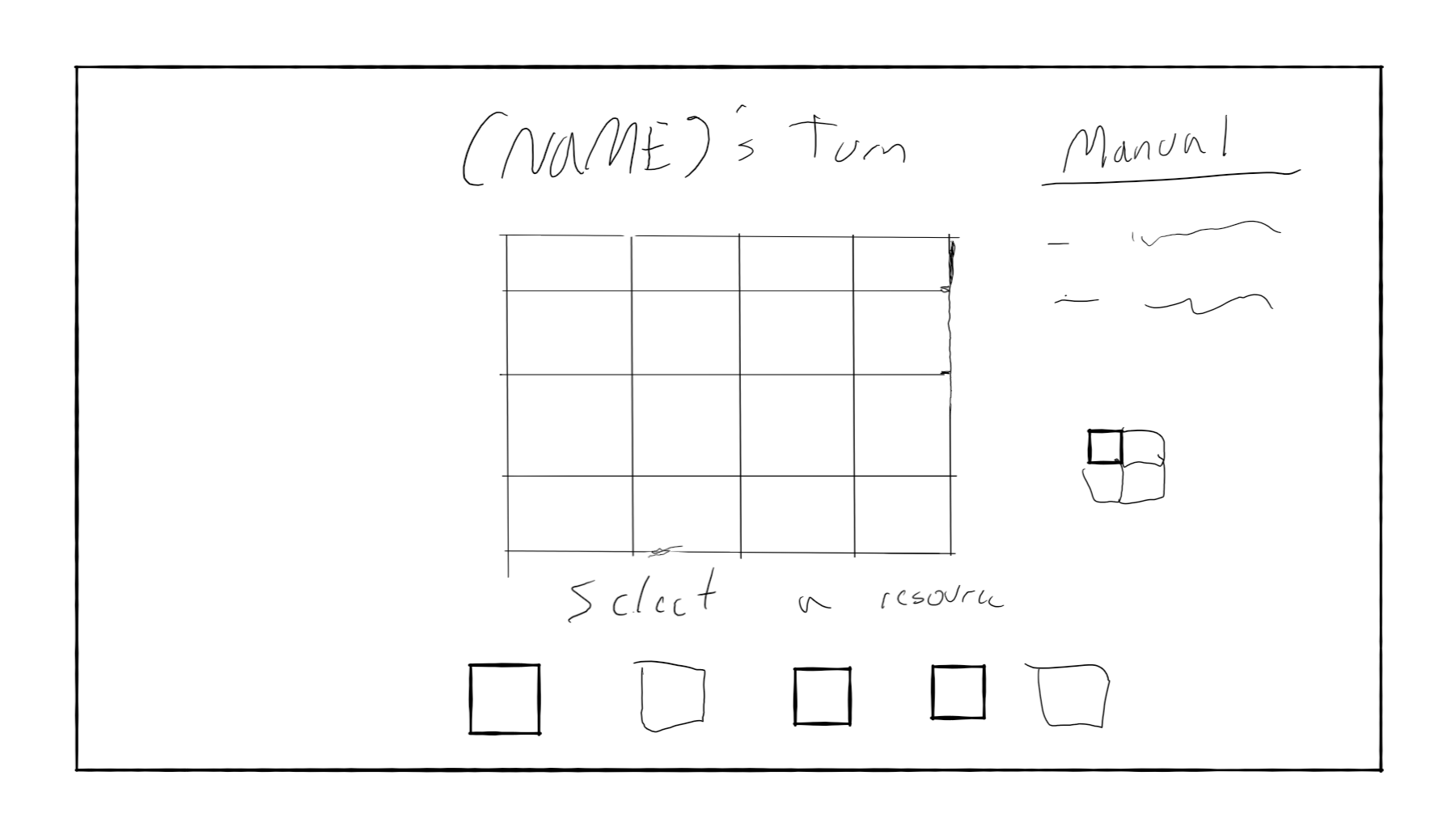 crude depiction of goal GUI