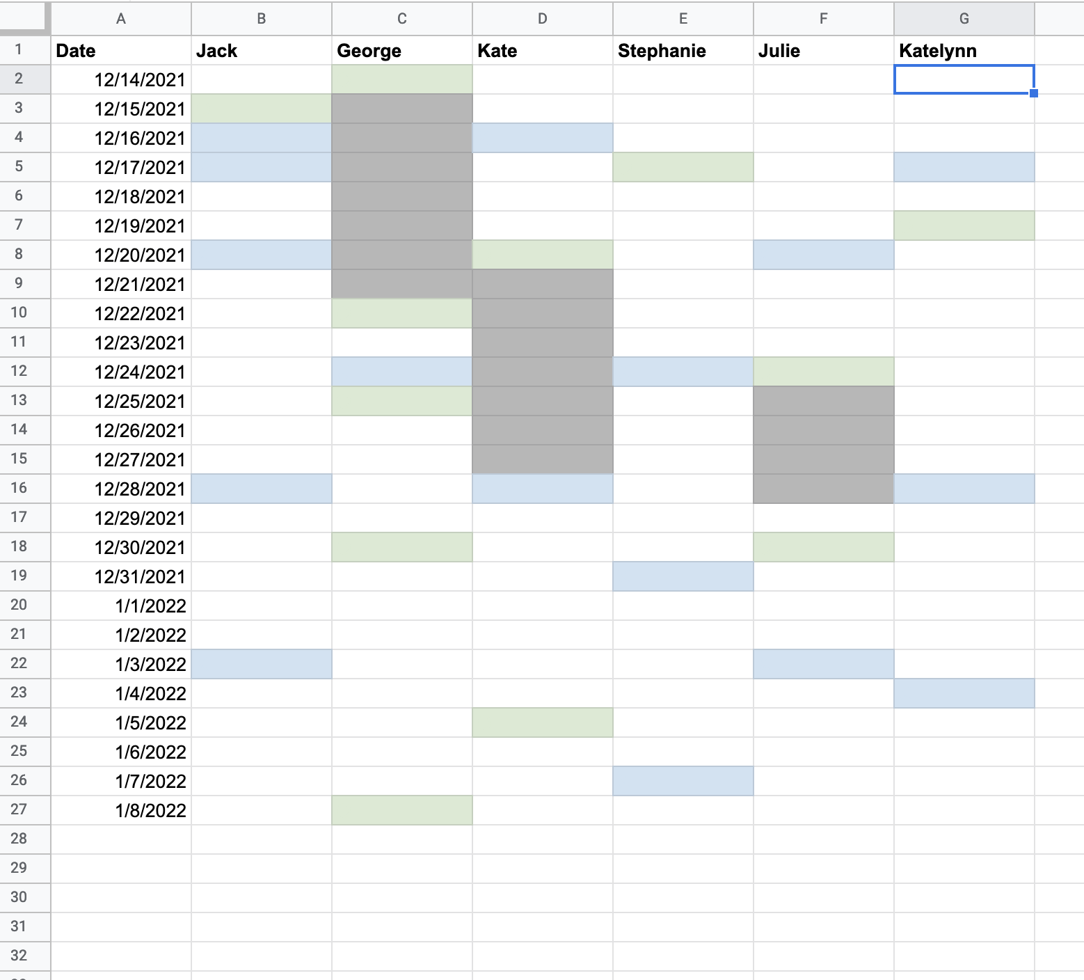 Main Sheet