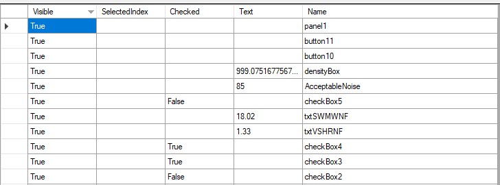 The datagrid is from a xml file