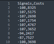 csv file