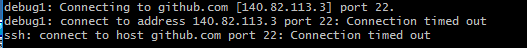 port 22 connection timeout