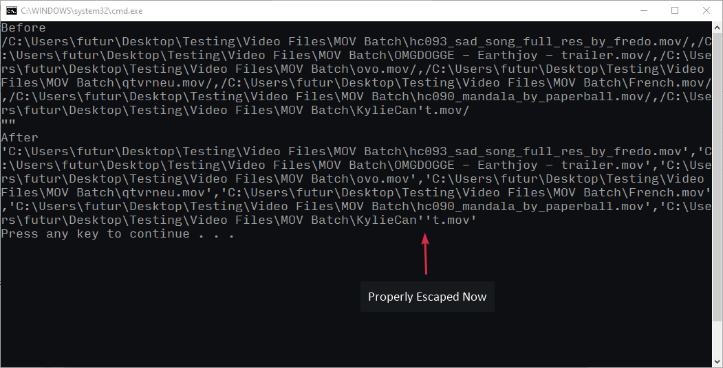 Command Parsing