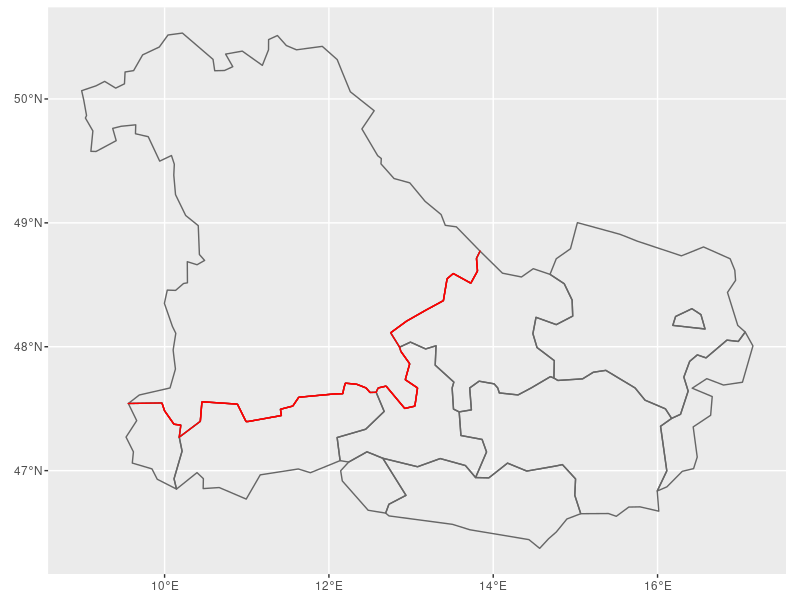 shared border / Bayern & Austria