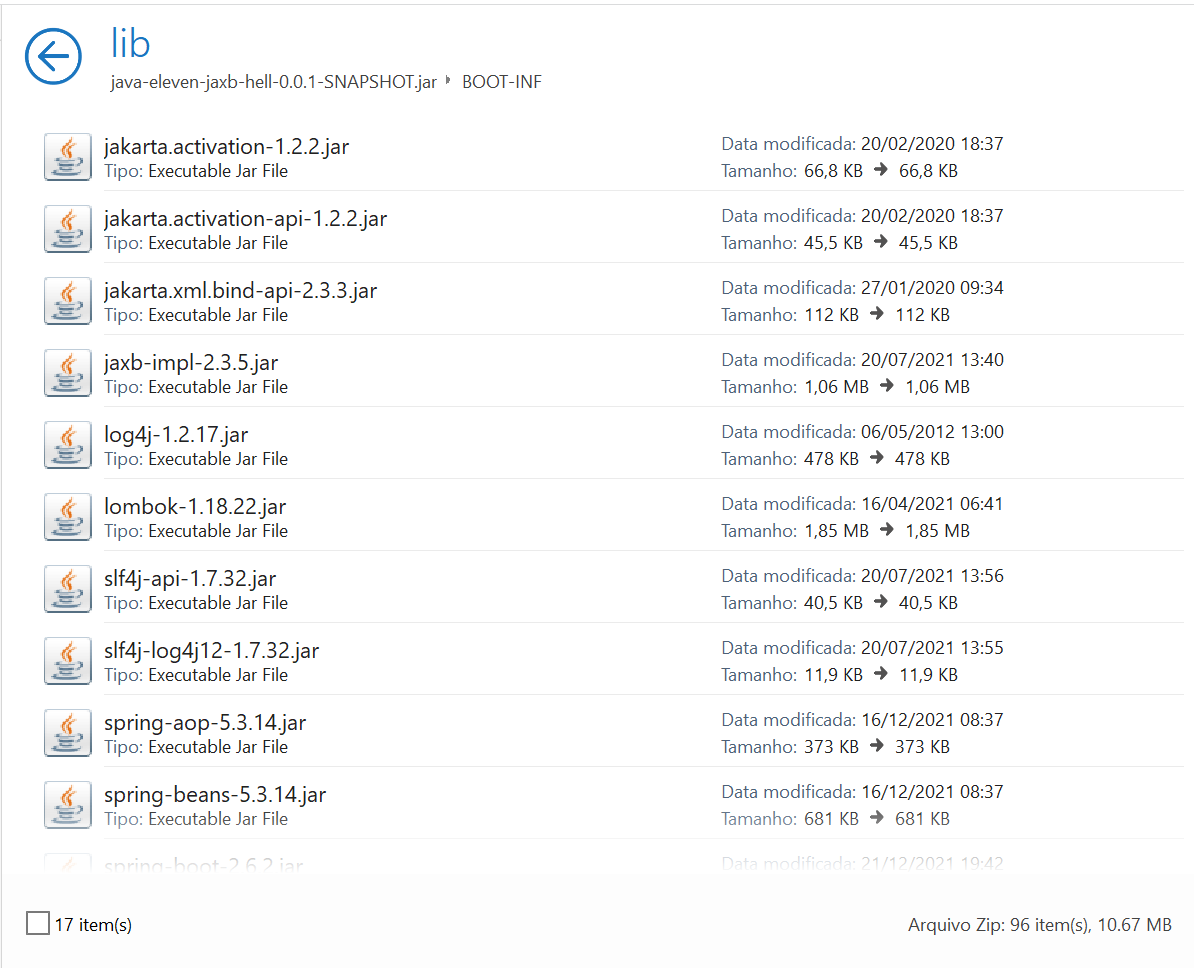 JAXB dependencies