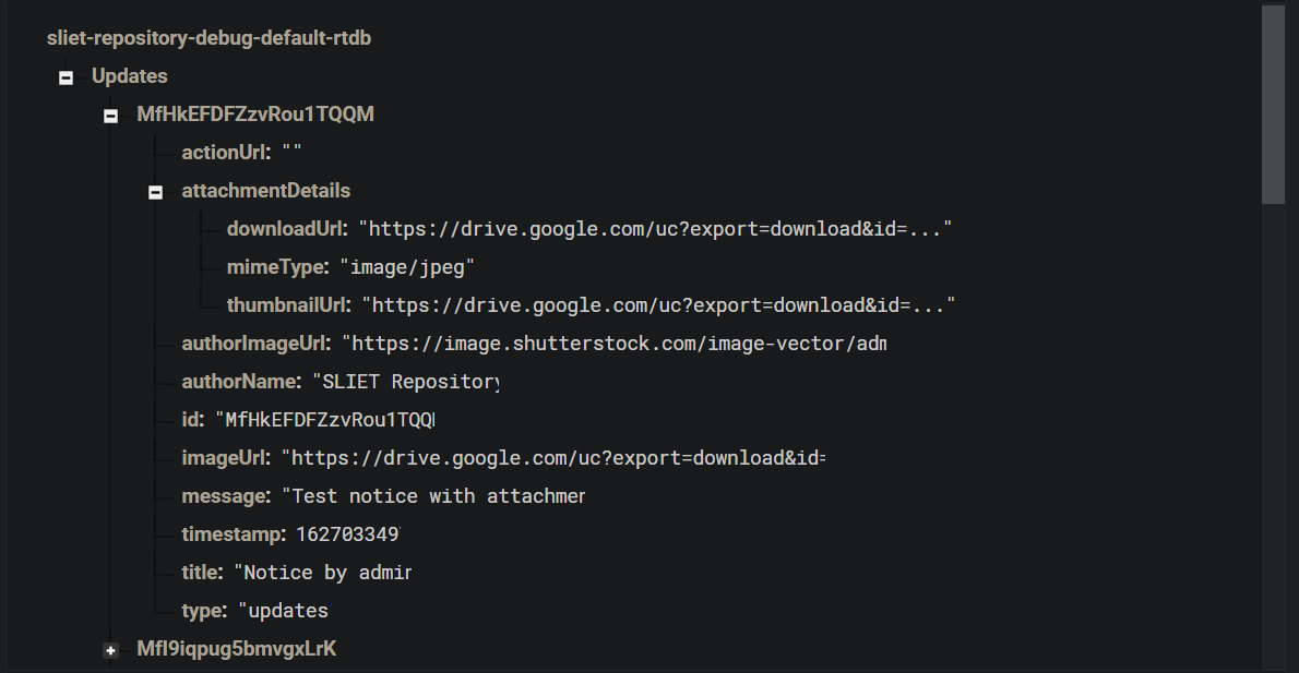 Firebase Data Structure