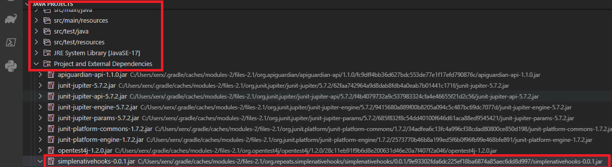 classpath screenshot